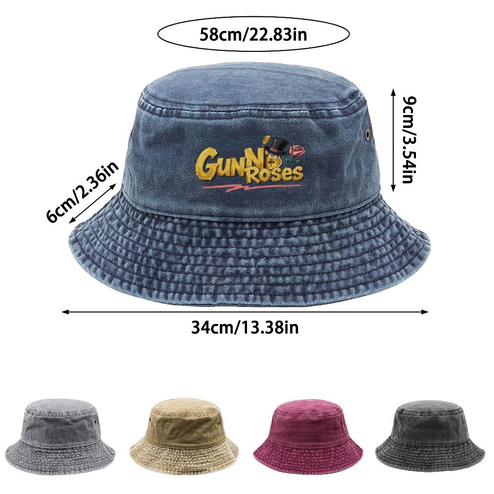 1pc Vintage Washed Bucket Hat  - Outdoor Adventure Festival 评论和价格