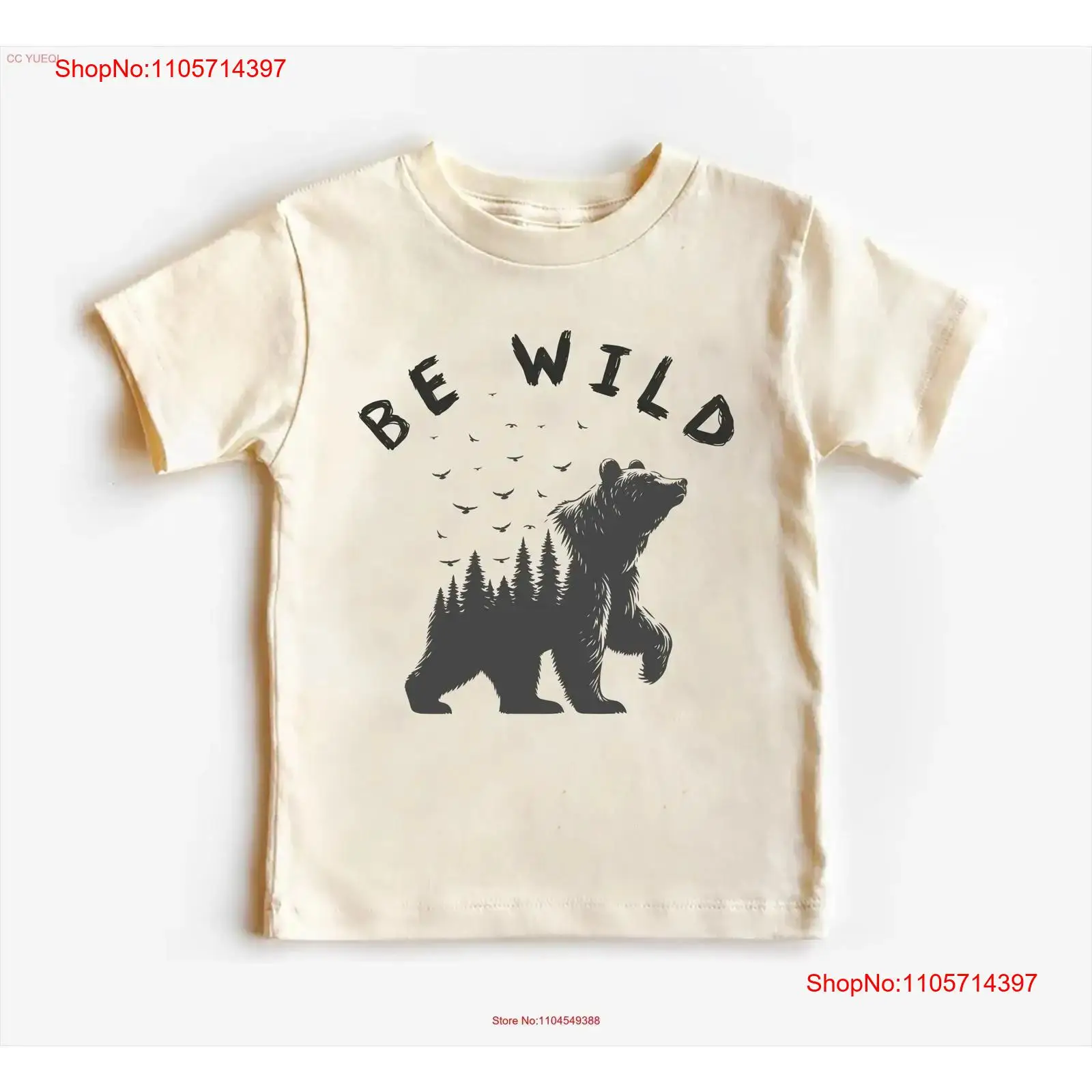 Be Wild Baby T Shirt Bodysuit  - Outdoor Adventure Outfit 评论和价格