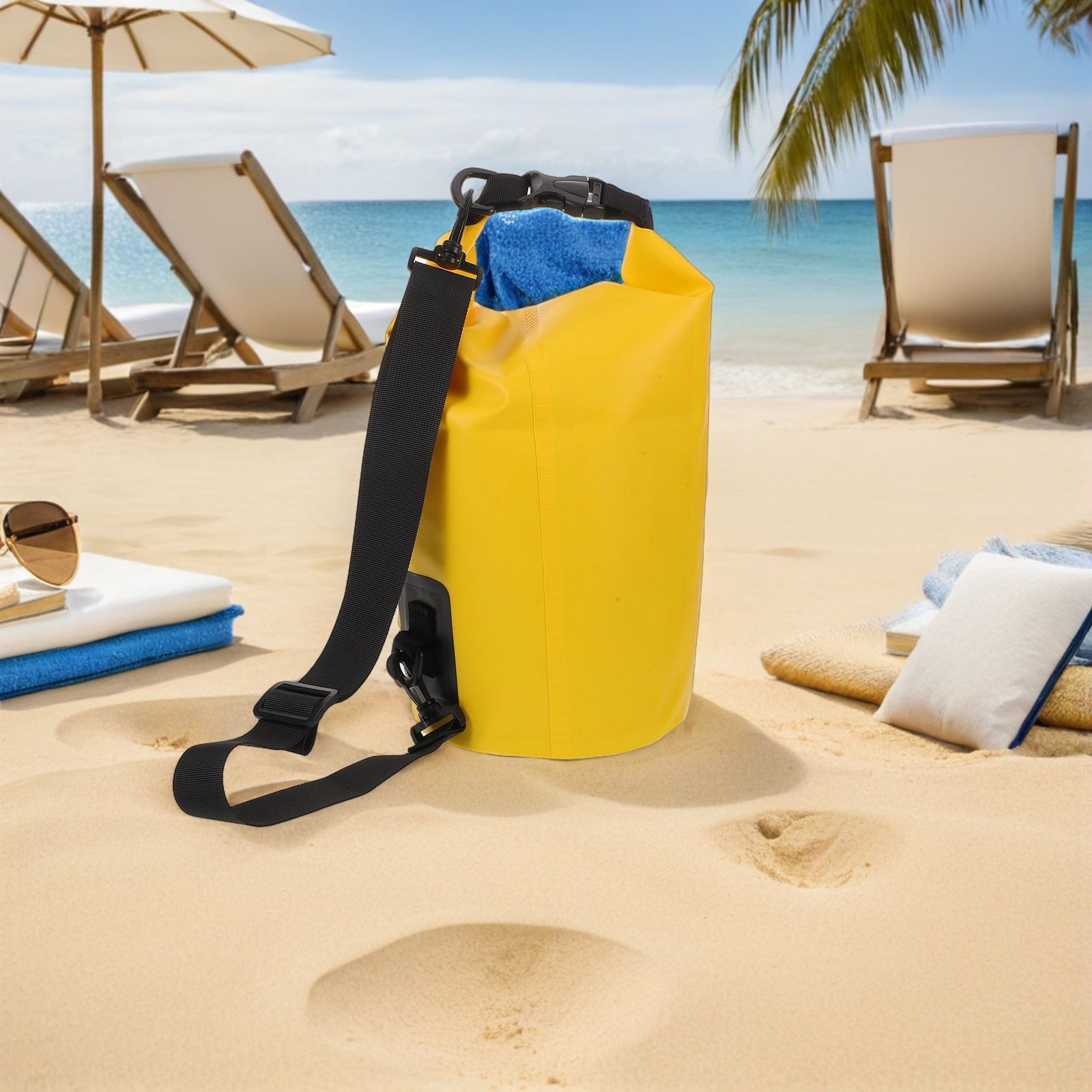 5L PVC Waterproof Dry Bag for  - Outdoor Adventure Rafting 评论和价格