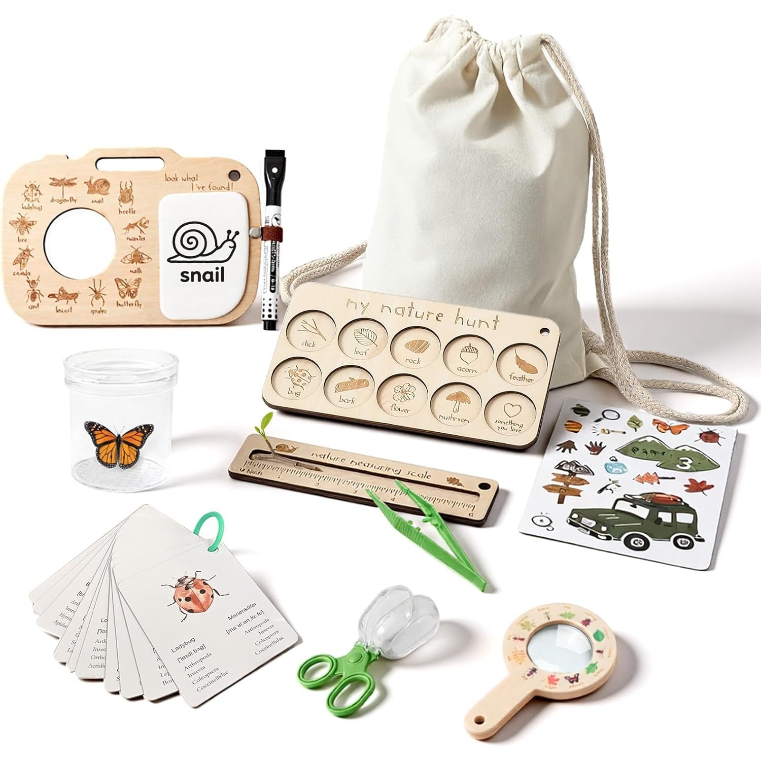 Bug Catcher Kit for Kids with  - Outdoor Adventure Learning 评论和价格