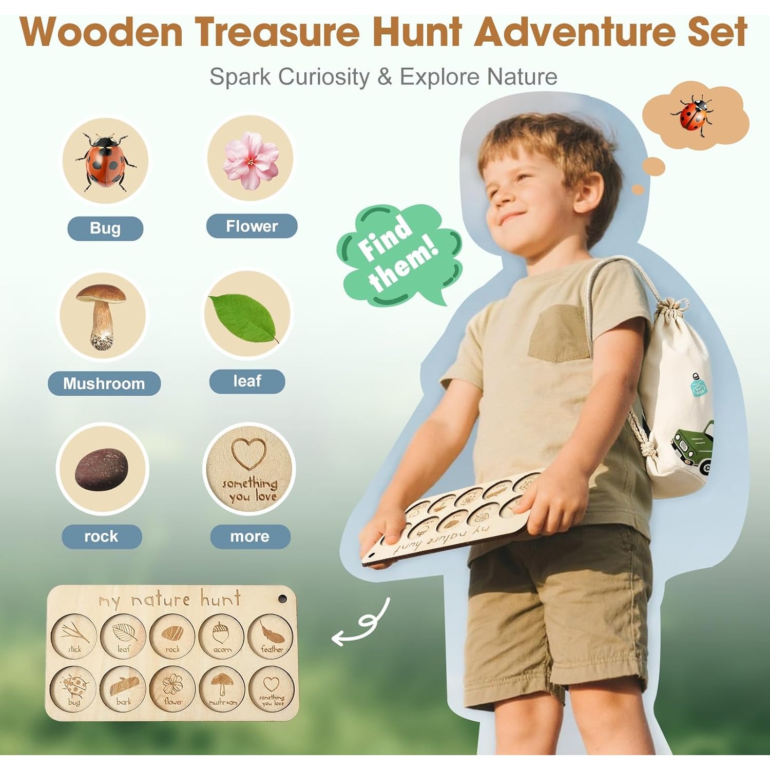 Bug Catcher Kit for Kids with  - Outdoor Adventure Learning 评论和价格